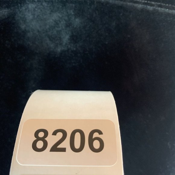 Spanx Leggings Women's‎ Large Black Velvet Stretch Elastic Waist Pull On 8206 - Picture 10 of 10